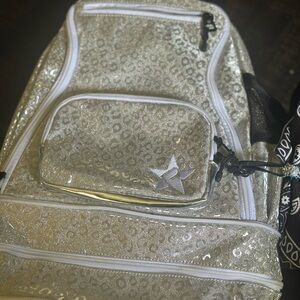 Shimmering Silver Kids Backpack